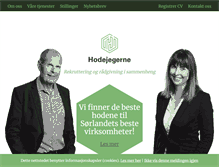 Tablet Screenshot of hodejegerne.com