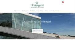 Desktop Screenshot of hodejegerne.no